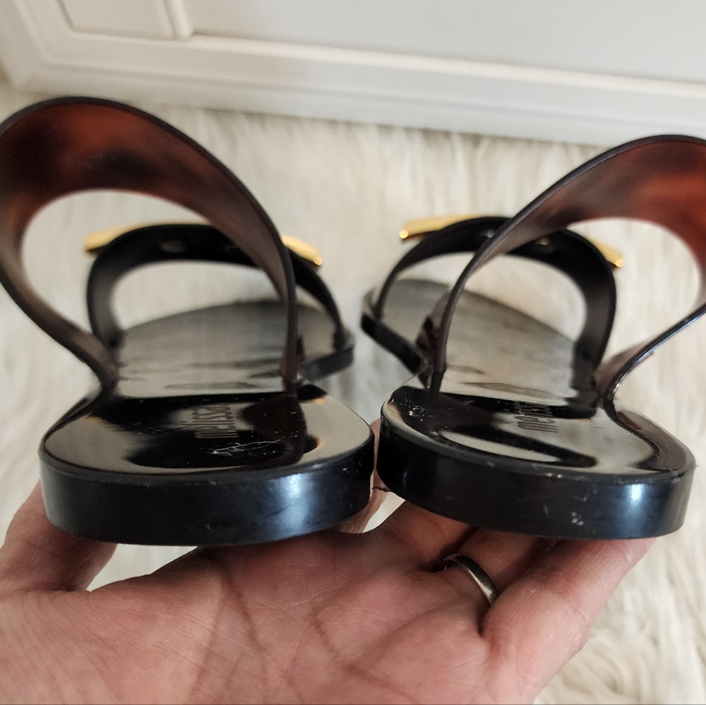 MELISSA WONDERFUL II FLIP-FLOPS ECOLOGICAL MATERIALS SIZE 5 - Picture 13 of 15